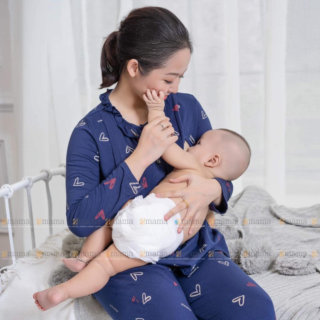 Bộ đồ bầu kết hợp sau sinh thiết kế mới