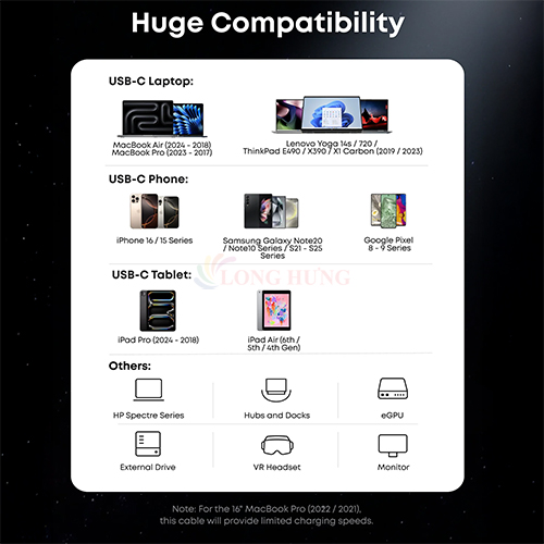 Cáp USB Type-C to Type-C Anker Prime Ultra-Fast Data Tranfer and Charging 240W A84N1 - Hàng chính hãng