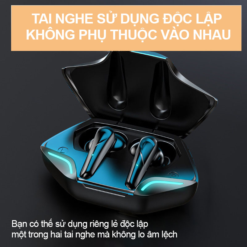 Tai Nghe Gaming Không Dây Apro366 5.0, Bass mạnh mẽ, độ trễ cực thấp khi chơi game, tai nghe gaming bluetooth