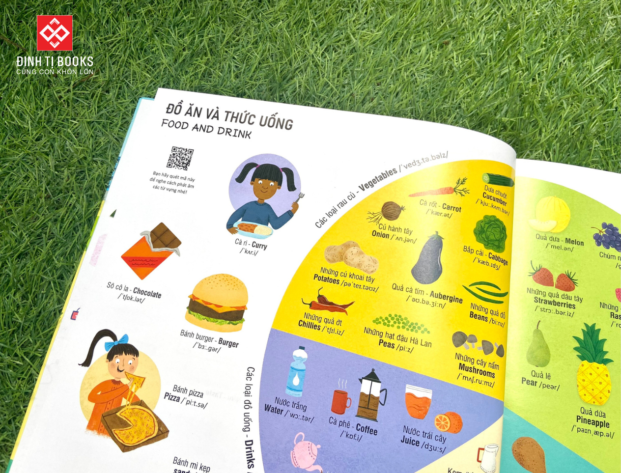 1000 từ vựng tiếng Anh thiết yếu cho trẻ em với kho từ vựng phong phú, đa dạng chủ đề - Đinh Tị Books