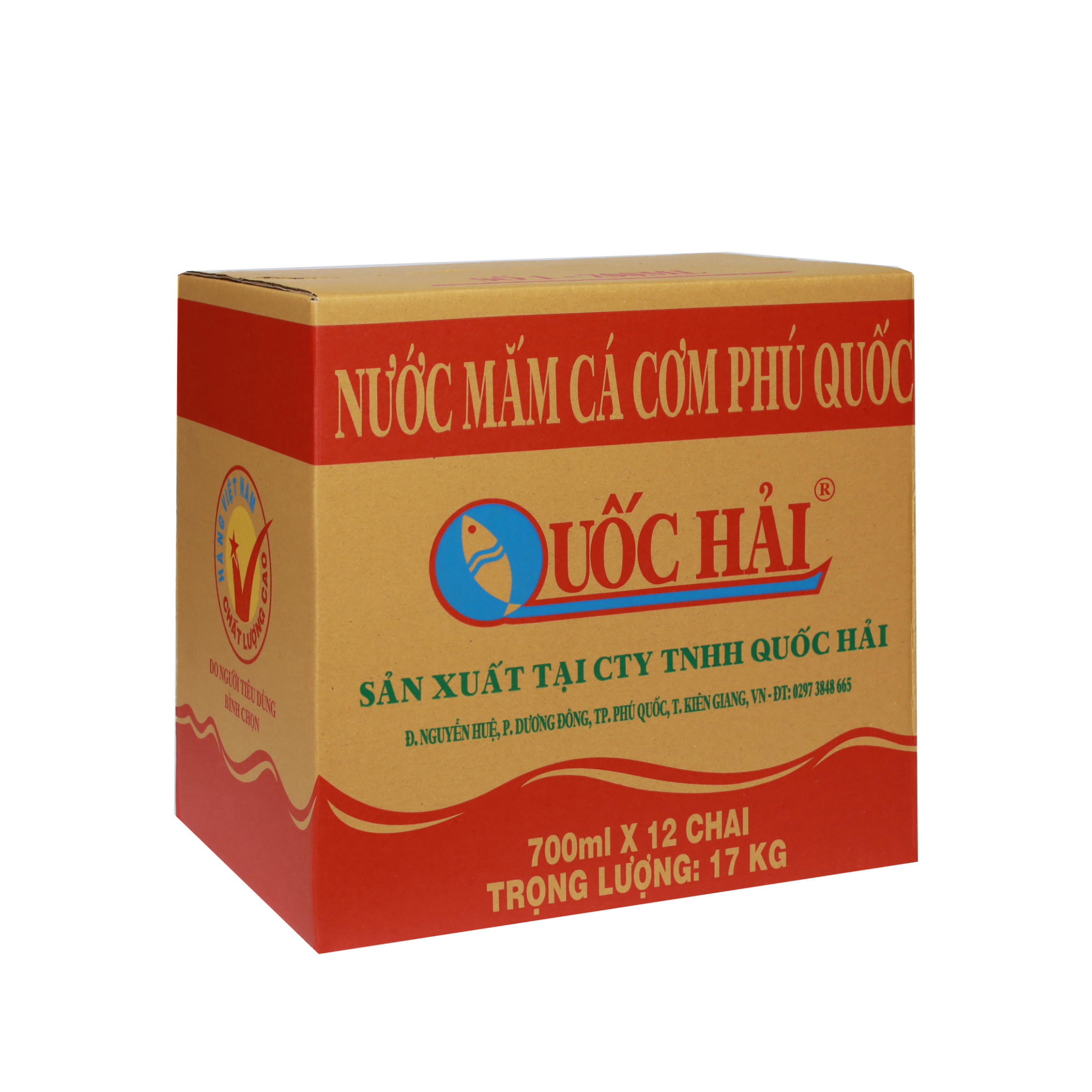Nước mắm Phú Quốc - Quốc Hải Số 1 chai 700ml
