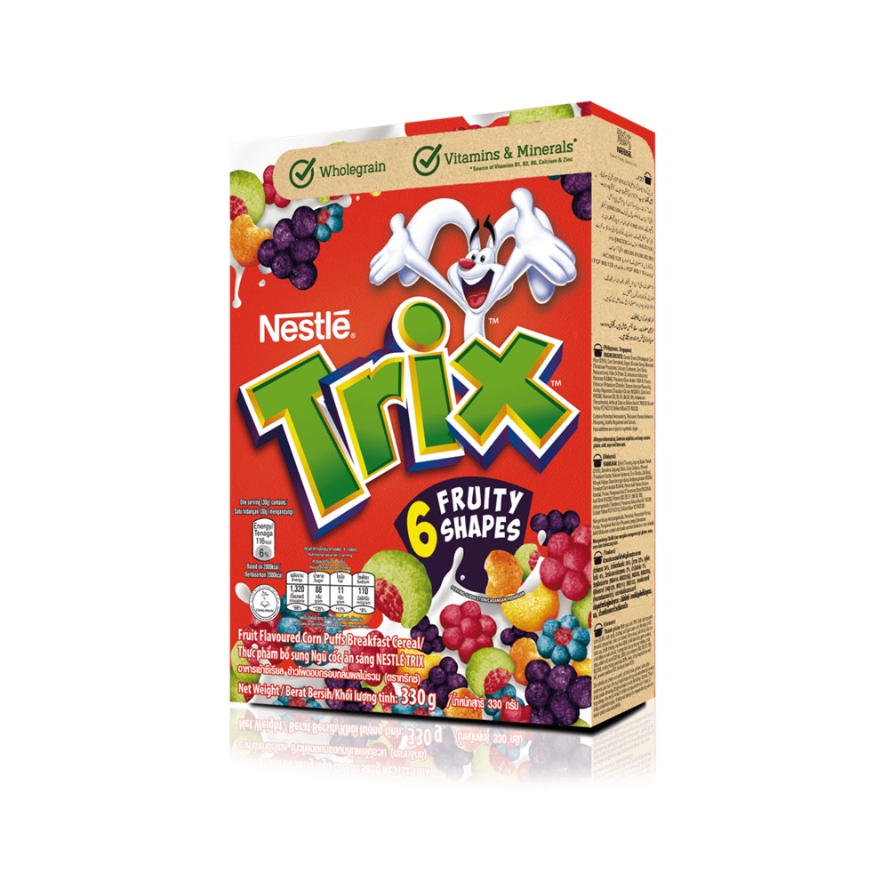 Ngũ cốc ăn sáng Nestlé Trix (Hộp 330g) - [Tặng 1 hộp Trix cùng loại 330g]