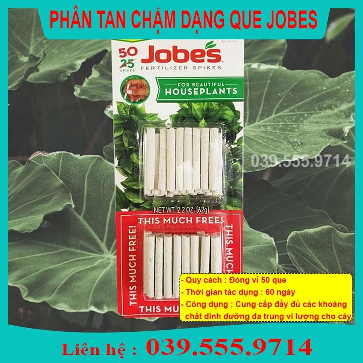 Phân Que Mỹ JOBES dạng tan chậm cho hoa lan, cây cảnh