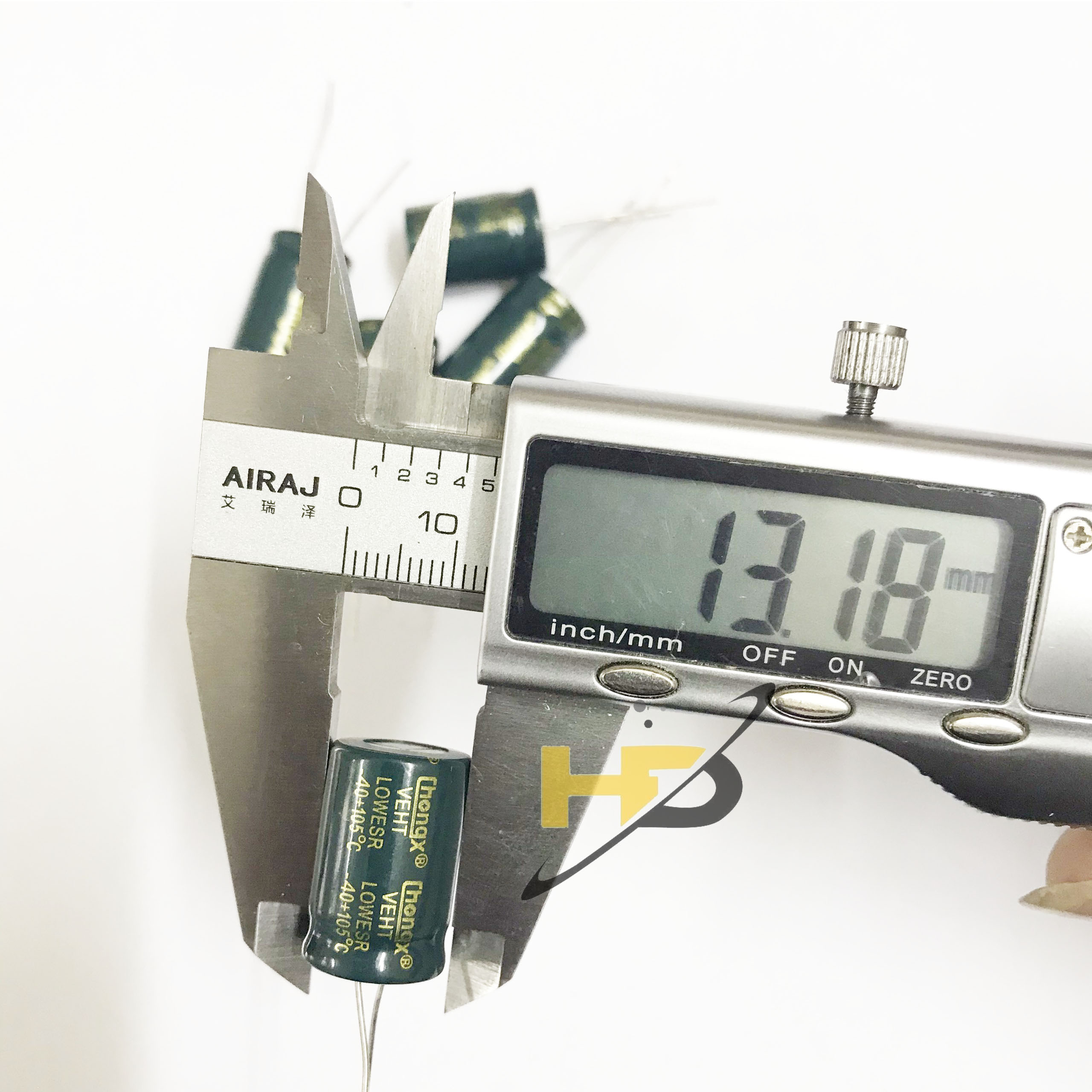 Tụ Hóa Phân Cực 220uF 100V 13x21mm Loại Tốt, Linh Kiện Điện Tử Mới