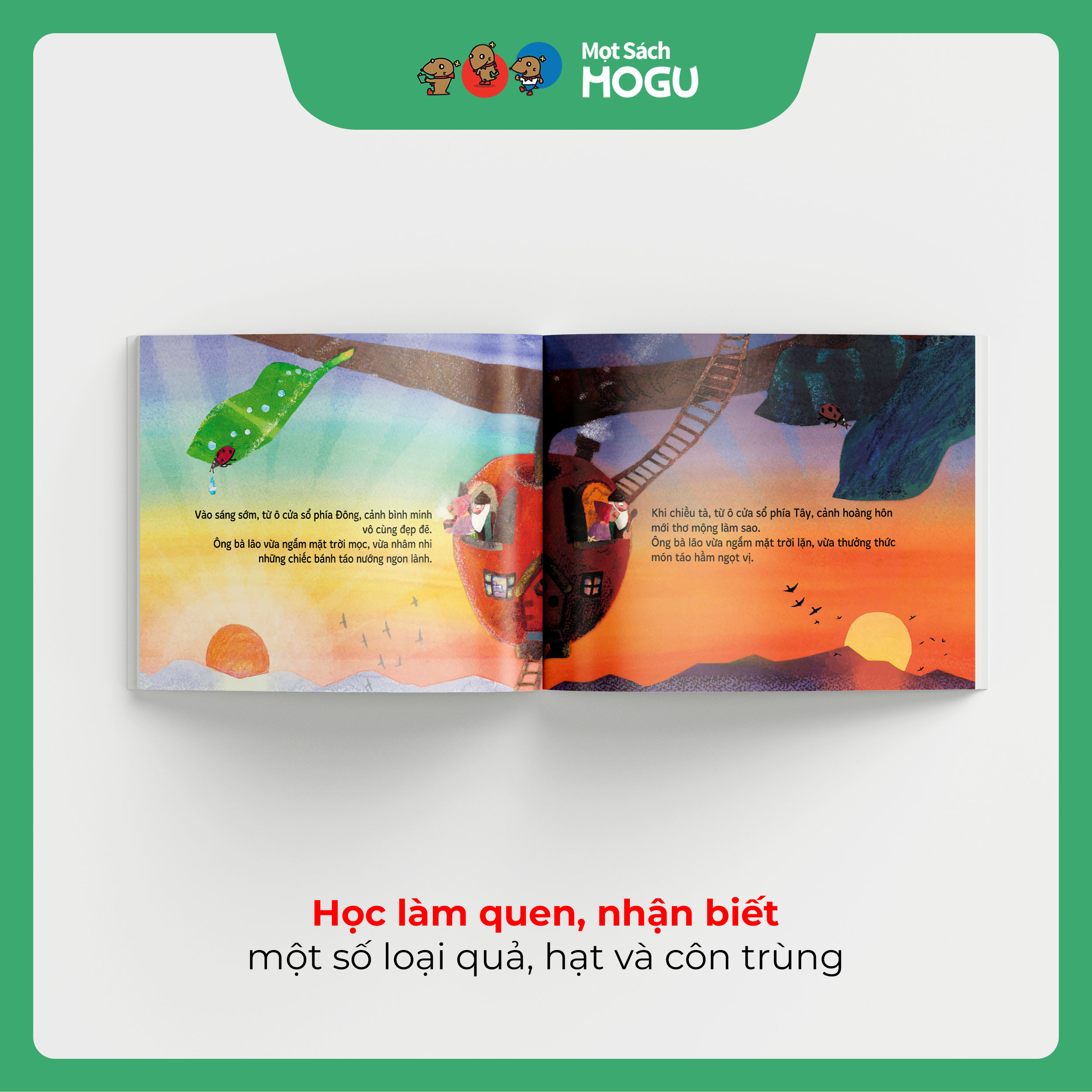 Truyện Ehon bé 3-4-5 tuổi - Cuộc phiêu lưu của ông bà tí hon