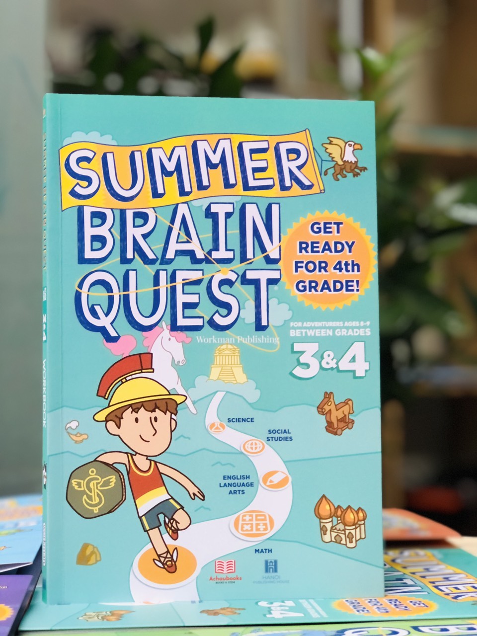 Sách summer brain quest phát triển tư duy iq cho bé - tiếng anh, 5 cuốn