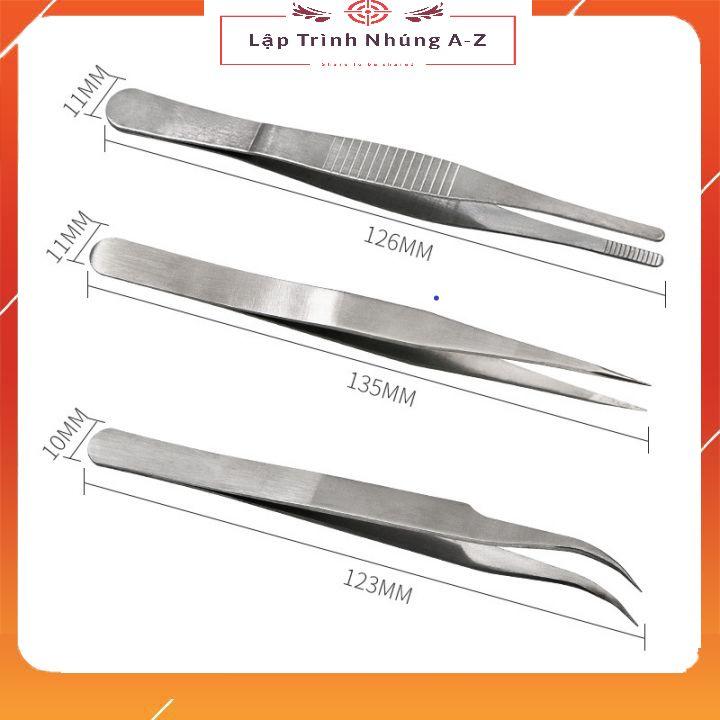 [Lập Trình Nhúng A-Z][G31] Bộ 3 Nhíp Thép Không Gỉ