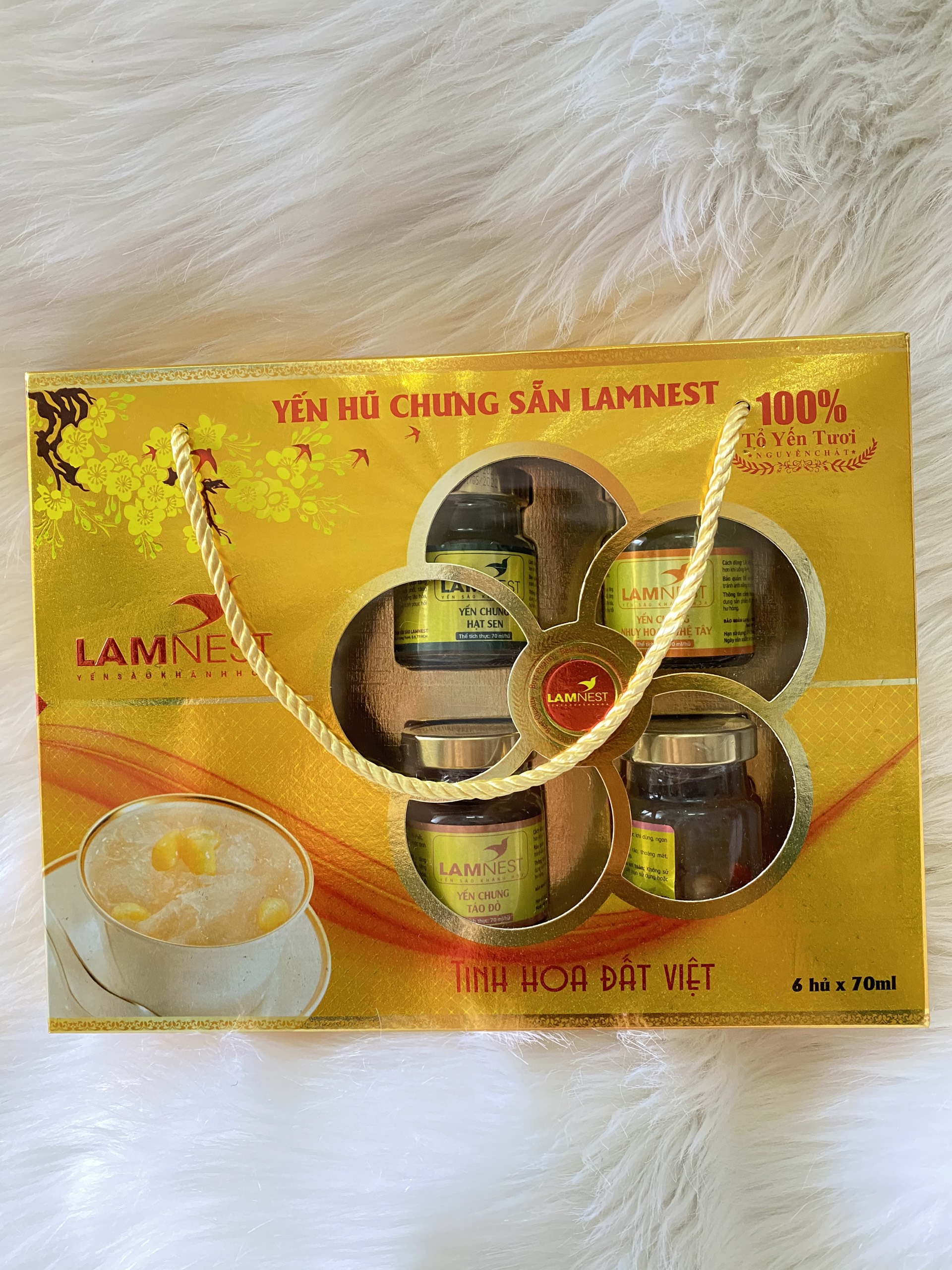 Combo 6 hủ yến sào LAMNEST ( 28% yến )