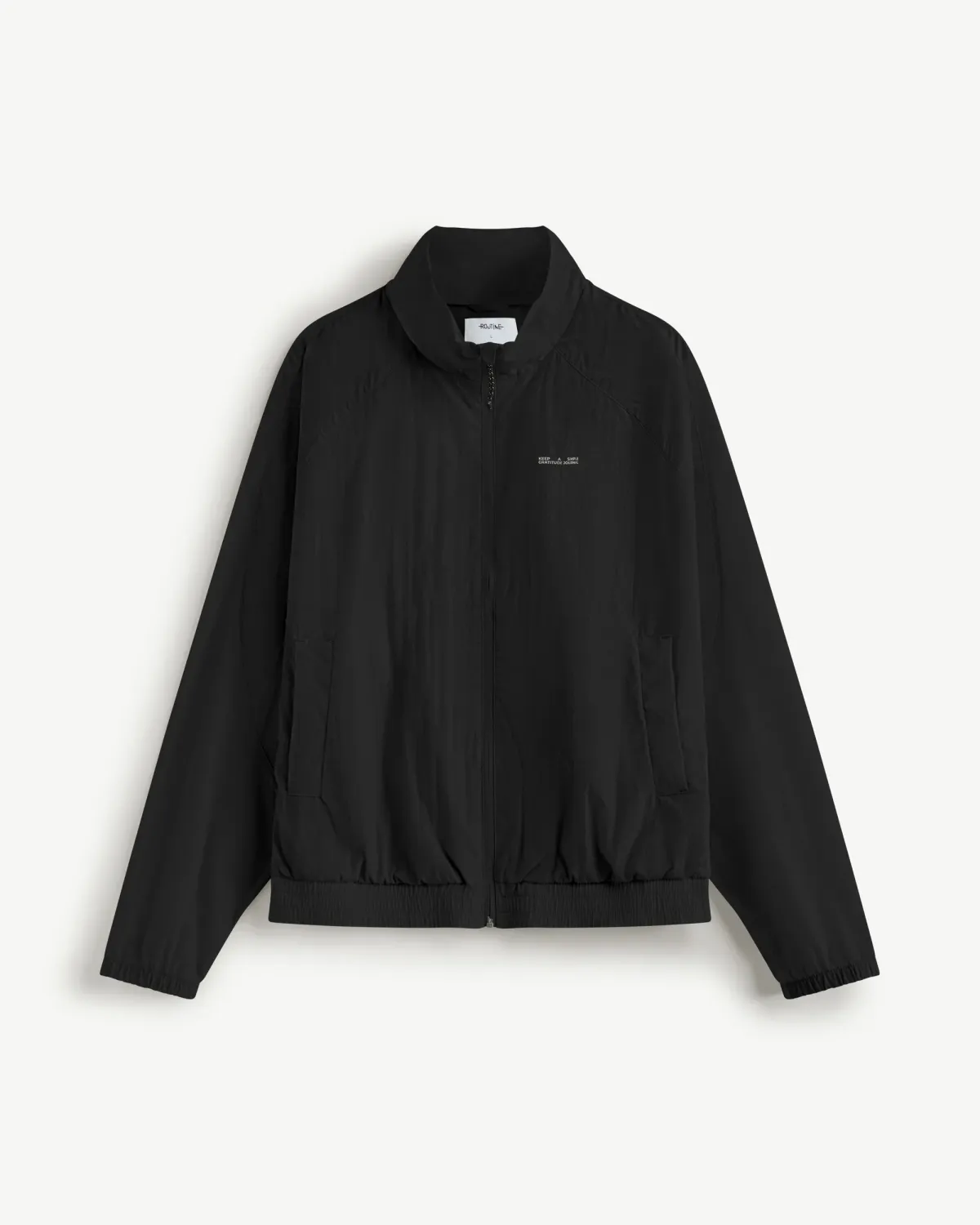 Áo khoác raglan dây kéo. Loose - ROUTINE 10F25WJA002