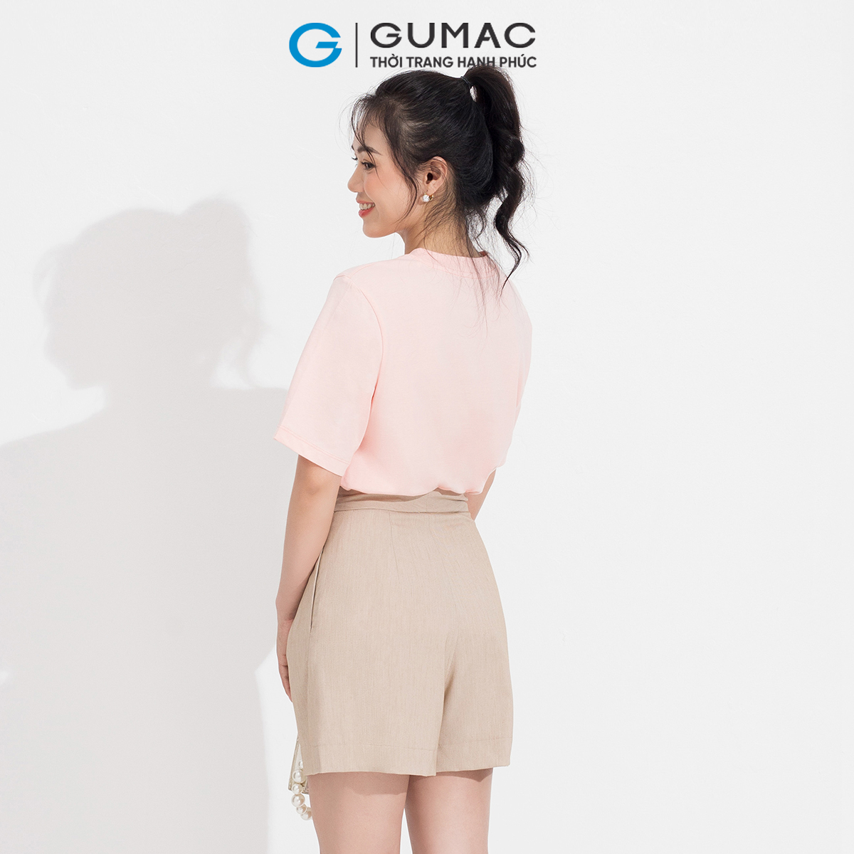 Quần dây lưng phối khoen GUMAC QD05042