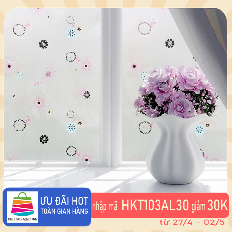 Giấy dán kính - decal dán cửa kính khổ 60*500 cm HPGLASS-0029