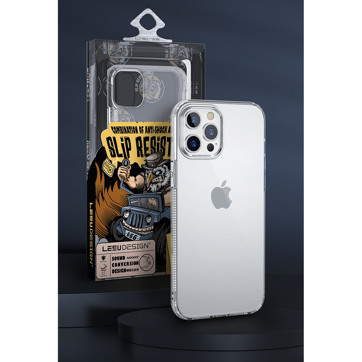 Ốp Lưng dành cho iPhone 12 Mini / 12 & 12 Pro / 12 Pro Max Leeu Design Liquid Crystal - Hàng Nhập Khẩu