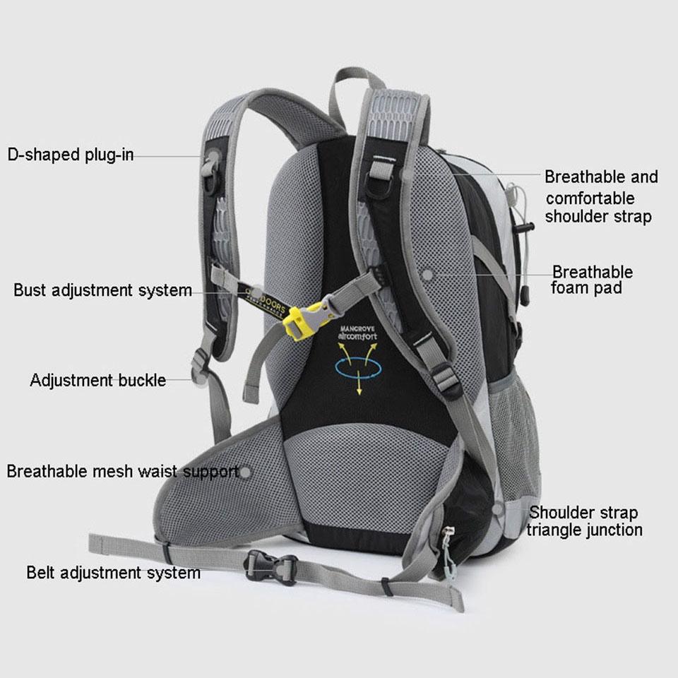 Balo du lịch chống thấm nước dung tích 25L