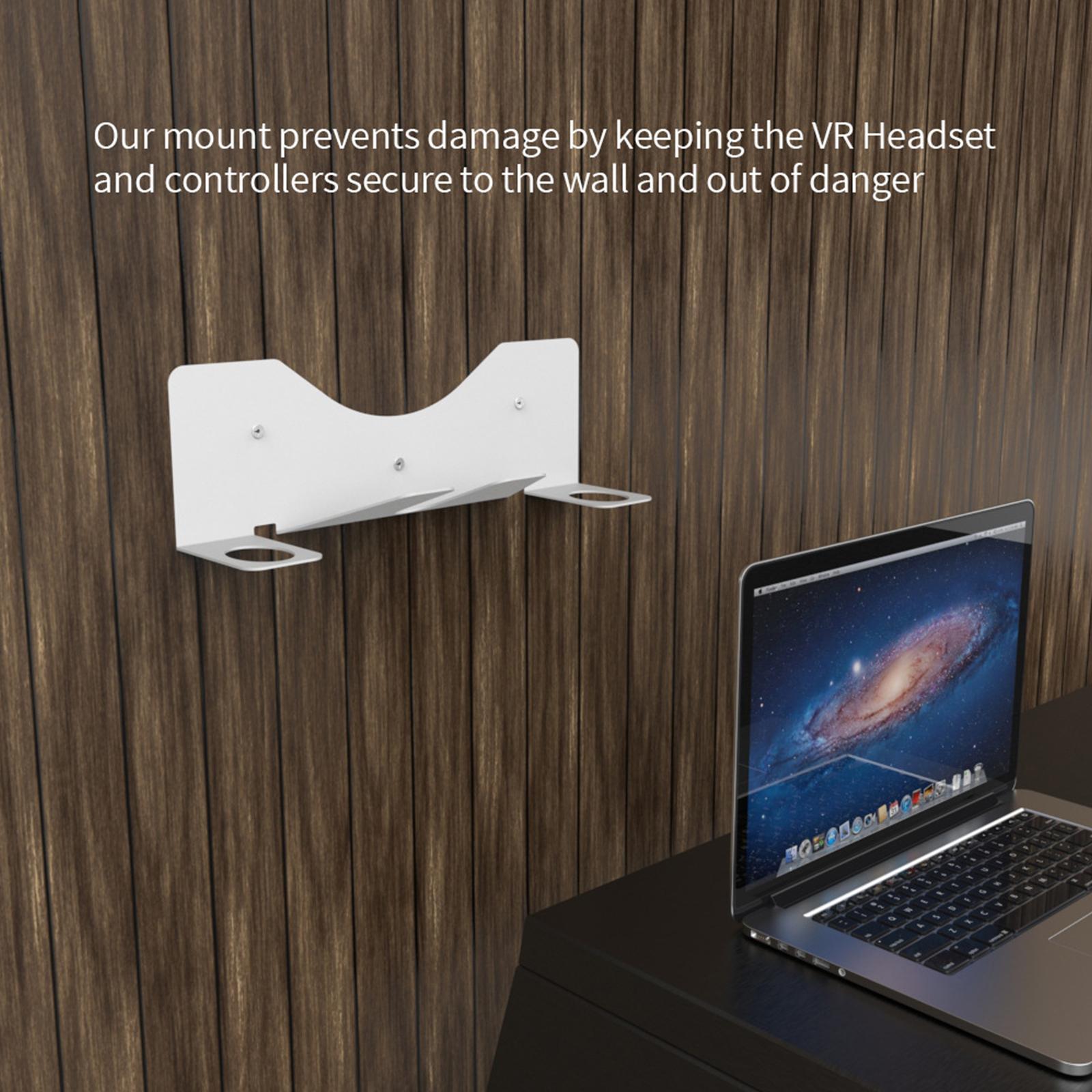 Durable VR Wall Mount Stand Save Space Display Stand Hanger Organizer for Quest 2 Easy to Install