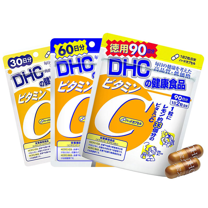 Viên uống DHC Bổ sung Vitamin C Nhật Bản 30 ngày (60 viên/ gói) | Viebeauty Cosmetics | Tiki