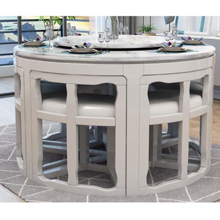 Bộ Bàn Ăn Tiết Kiệm Diện Tích Nhập Juno Sofa HHP-BBA618-13 Sang Trọng