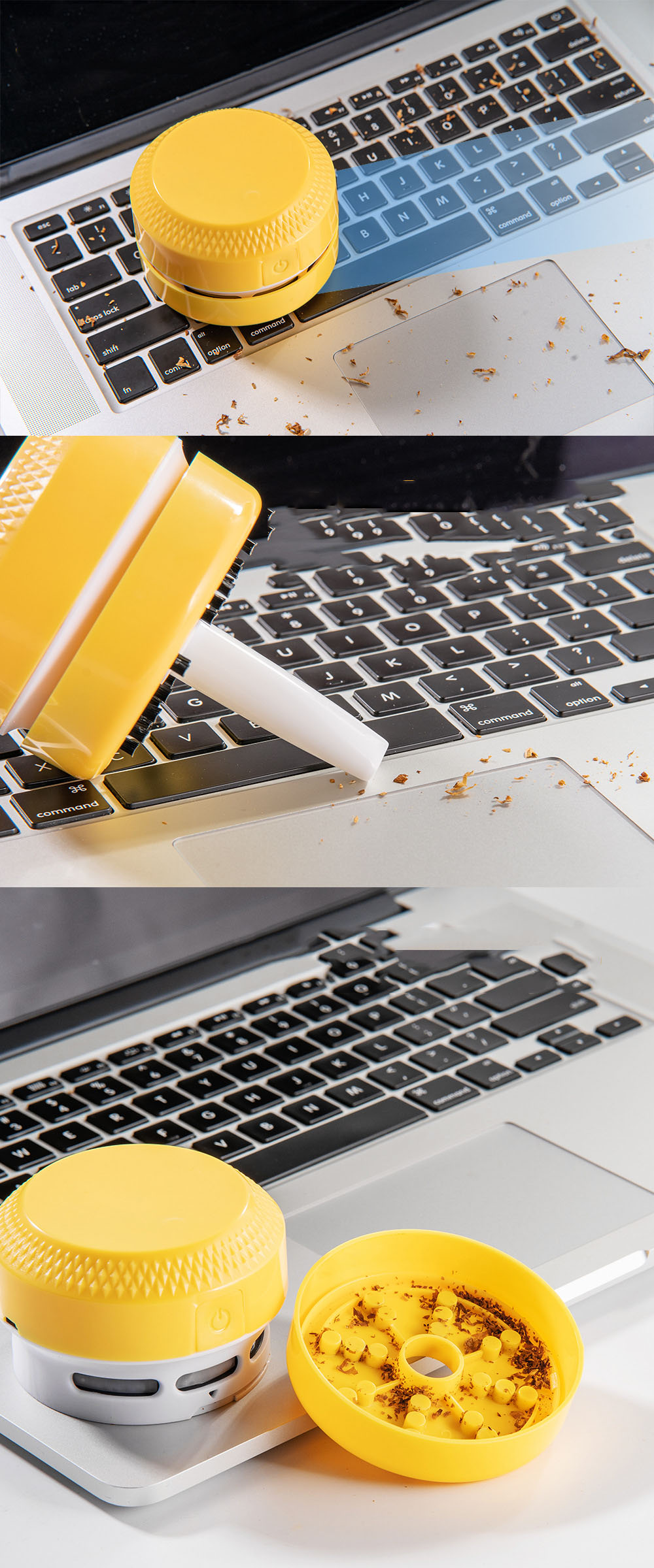 Máy Hút Bụi Để Bàn Mini Chuyên Dụng Cho Bàn Phím, Ngóc Ngách Nhỏ Trong Nhà-Dùng Pin AA