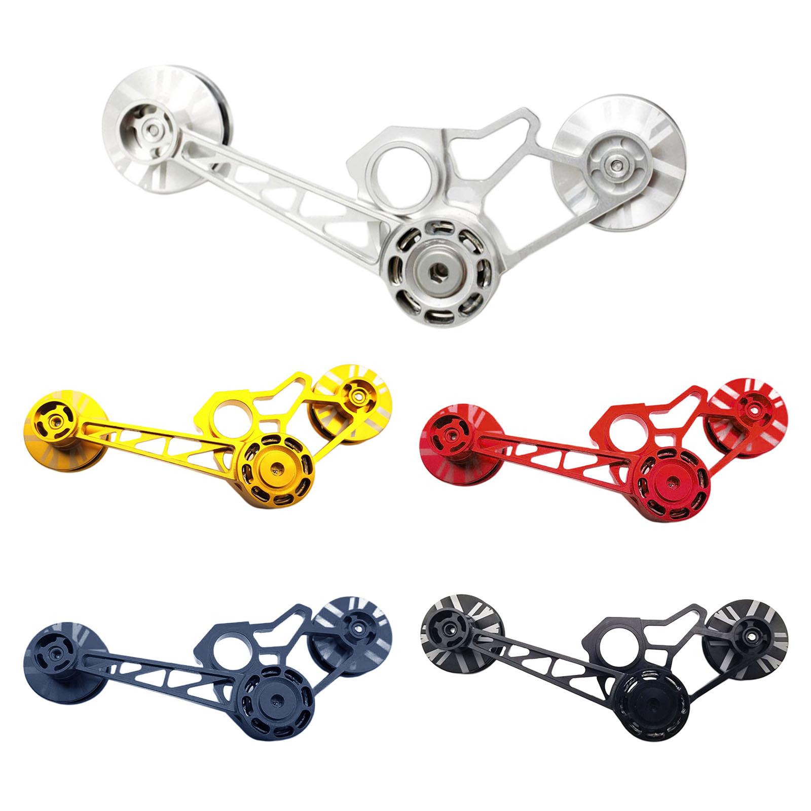 Bike Speed Adjuster, Bike Chain Tensioner Folding Bike Chain Stabilizer Rear Derailleur Chain Guide 1/2/3/6 Speed for Brompton