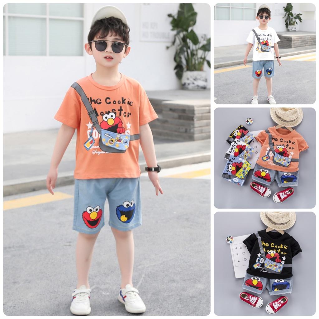 BSN5 Size 80-110 Set bộ bé trai Thời trang trẻ Em HÀNG QUẢNG CHÂU