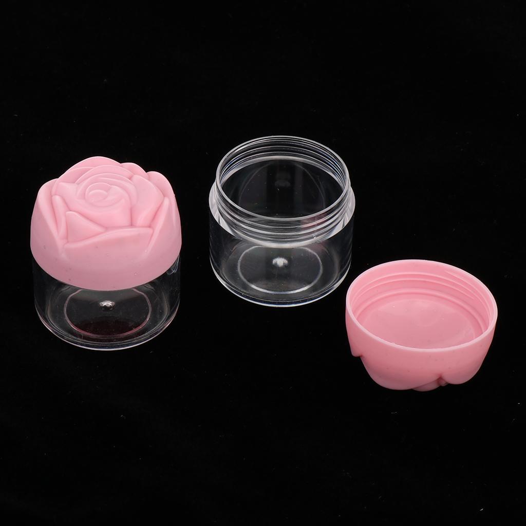 10pcs Empty Makeup Cream Storage Containers Case Jar Pot