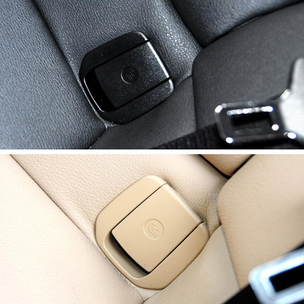 2x Universal Car Rear Child Seat Anchor, Safety Cover, Child Restraint Adjustment for E90 E91 E81 E87 F20