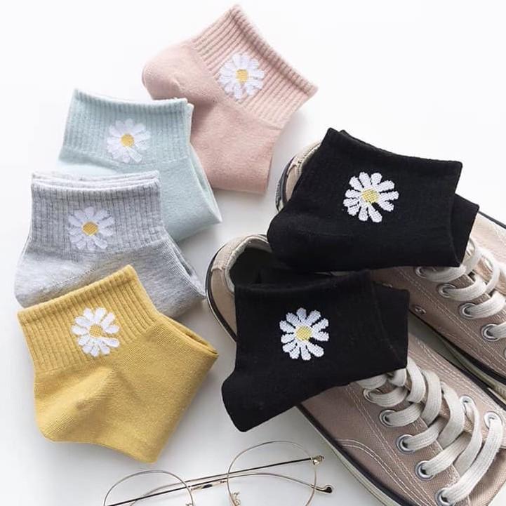 Combo 10 Đôi Tất Vớ Hoa Cúc Hot Trend