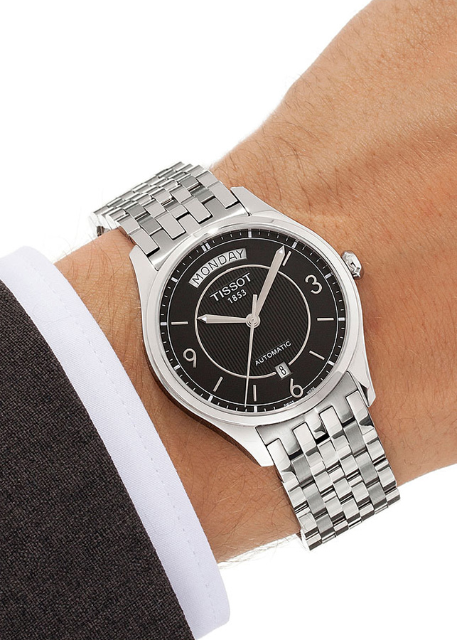 Đồng Hồ Nam Dây Thép Không Gỉ Tissot T038.430.11.057.00 (38.5mm) - Mặt Đen