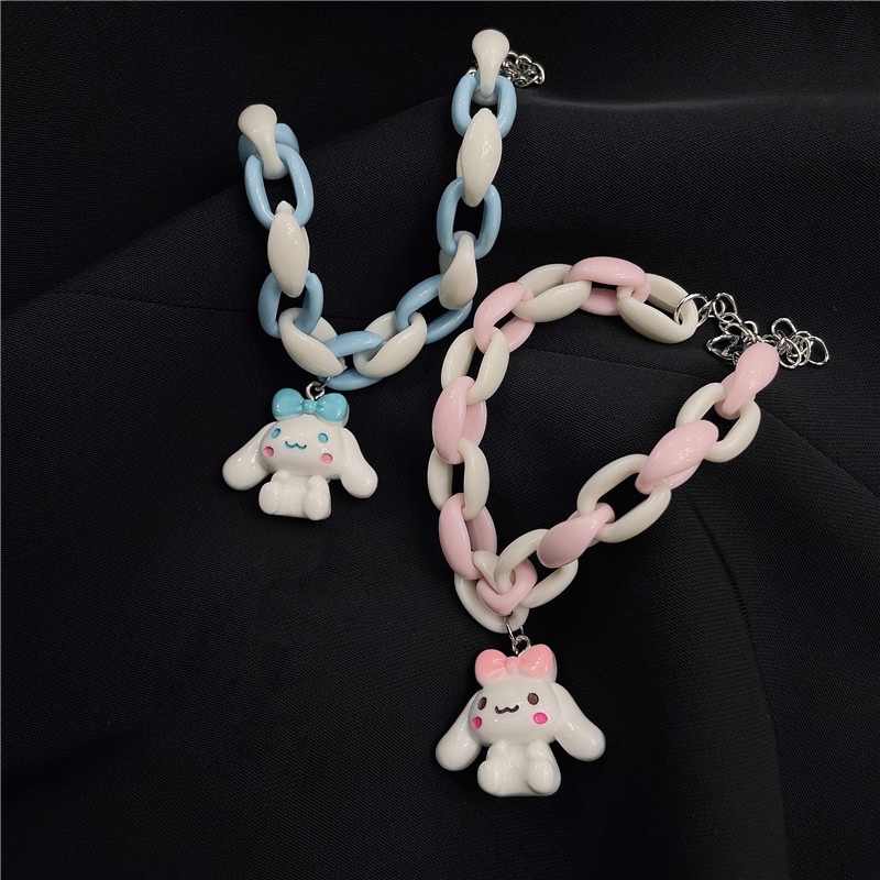 Vòng Tay Charm Thỏ Trắng Cinnamoroll phụ kiện thời trang xinh xắn