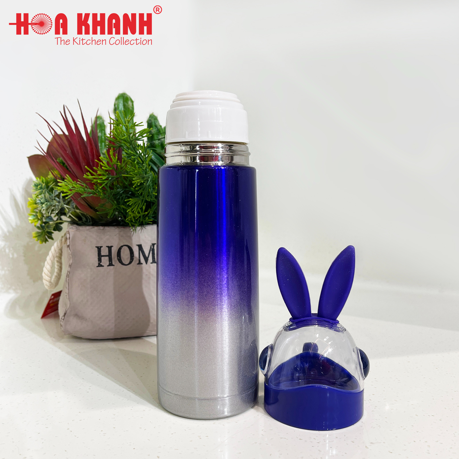 BÌNH GIỮ NHIỆT TAI THỎ 350ML - A06-BNTT6320