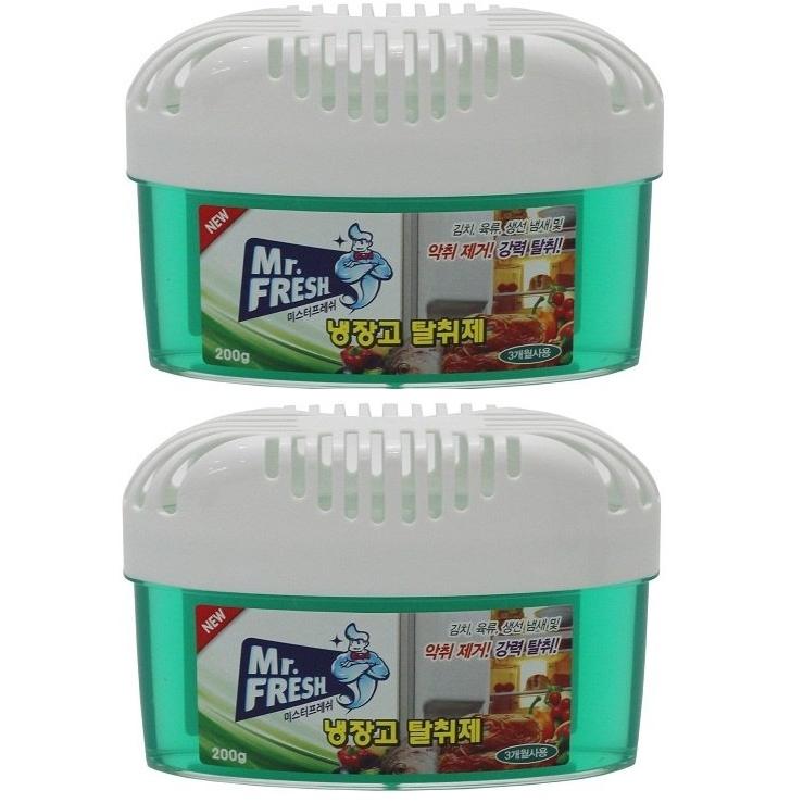 Bộ 2 hộp gel khử khuẩn tủ lạnh Mr Fresh - Korea 200g