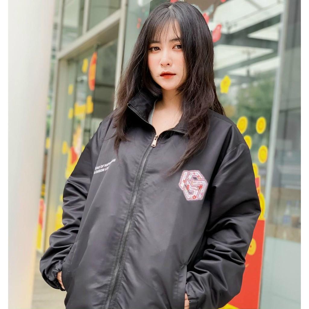 Áo Khoác Dù Nam Nữ Unisex - Áo Khoác Jacket Bombers PEACE Có Form Rộng XL - LP.STORE ( kèm ảnh thật )