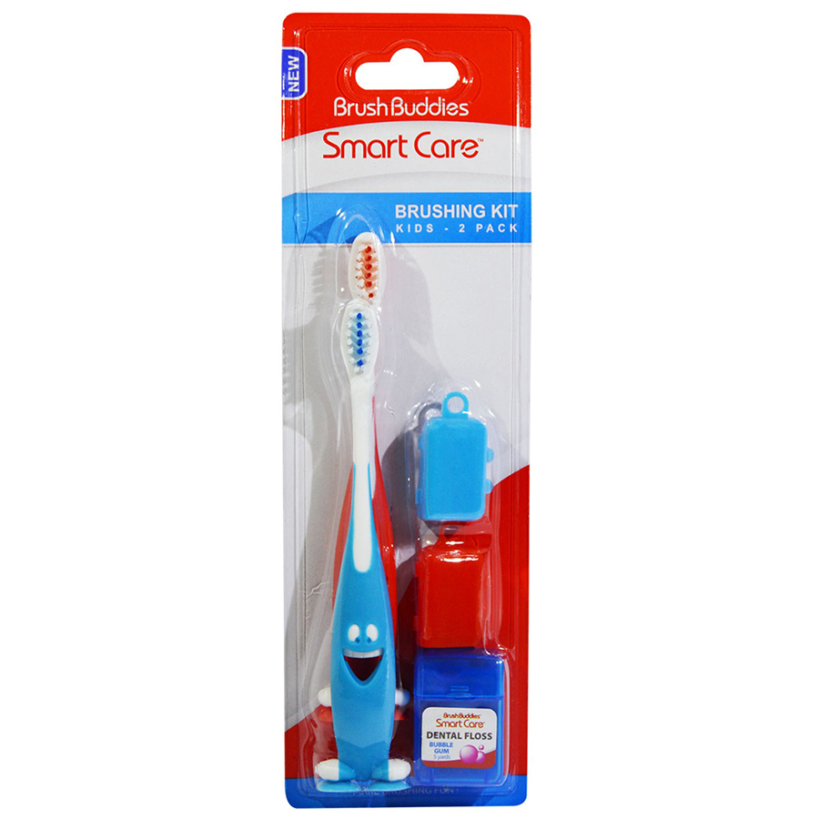 Vỉ 2 Bàn chải đánh răng Brush Buddies Smart Care