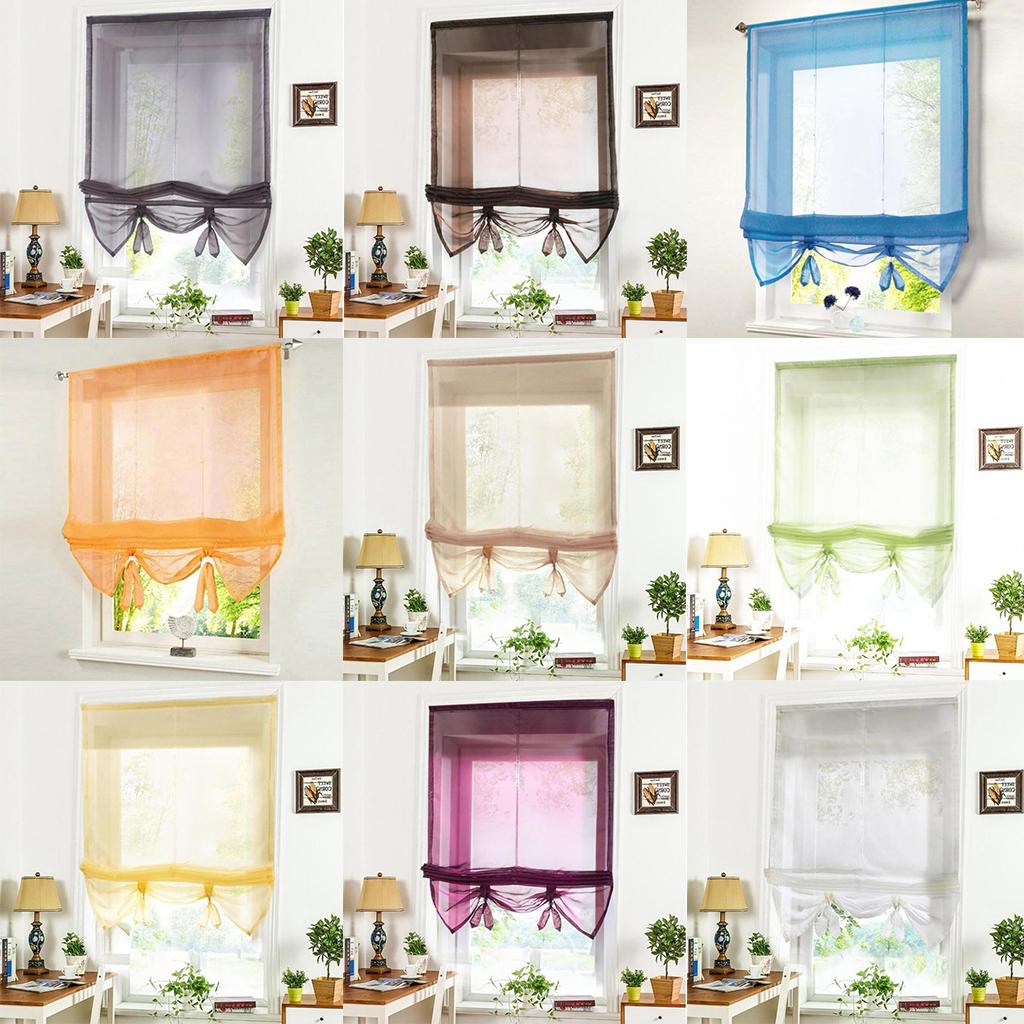 Roman Curtain, Tie Up Shade, Rod Pocket Window Valances