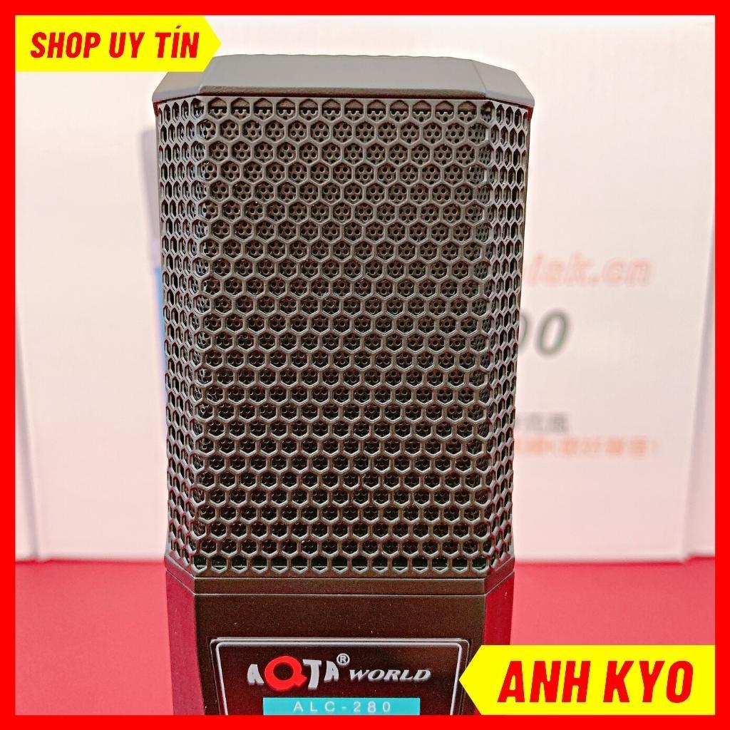 Mic thu âm ALC280, mic livestream alc 280 màu đen chuyên thu âm, livestream online với các dòng sound card H9 K300 K10