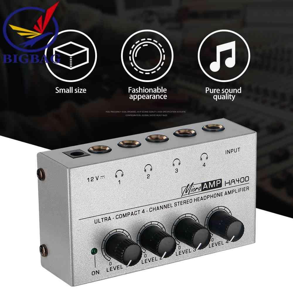 Ultra Bộ Khuếch Đại Âm Thanh 4 Kênh Chuyên Dụng Cho Studio