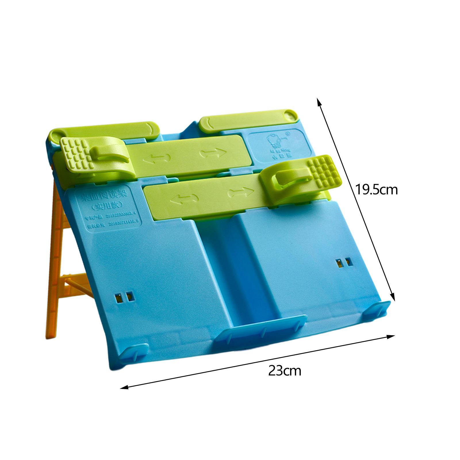 Book Holder Stand Desk Book Holder Easy to Carry Multipurpose Steady Fittings Book Holders for Reading Foldable Car Desk for Recipes Reading