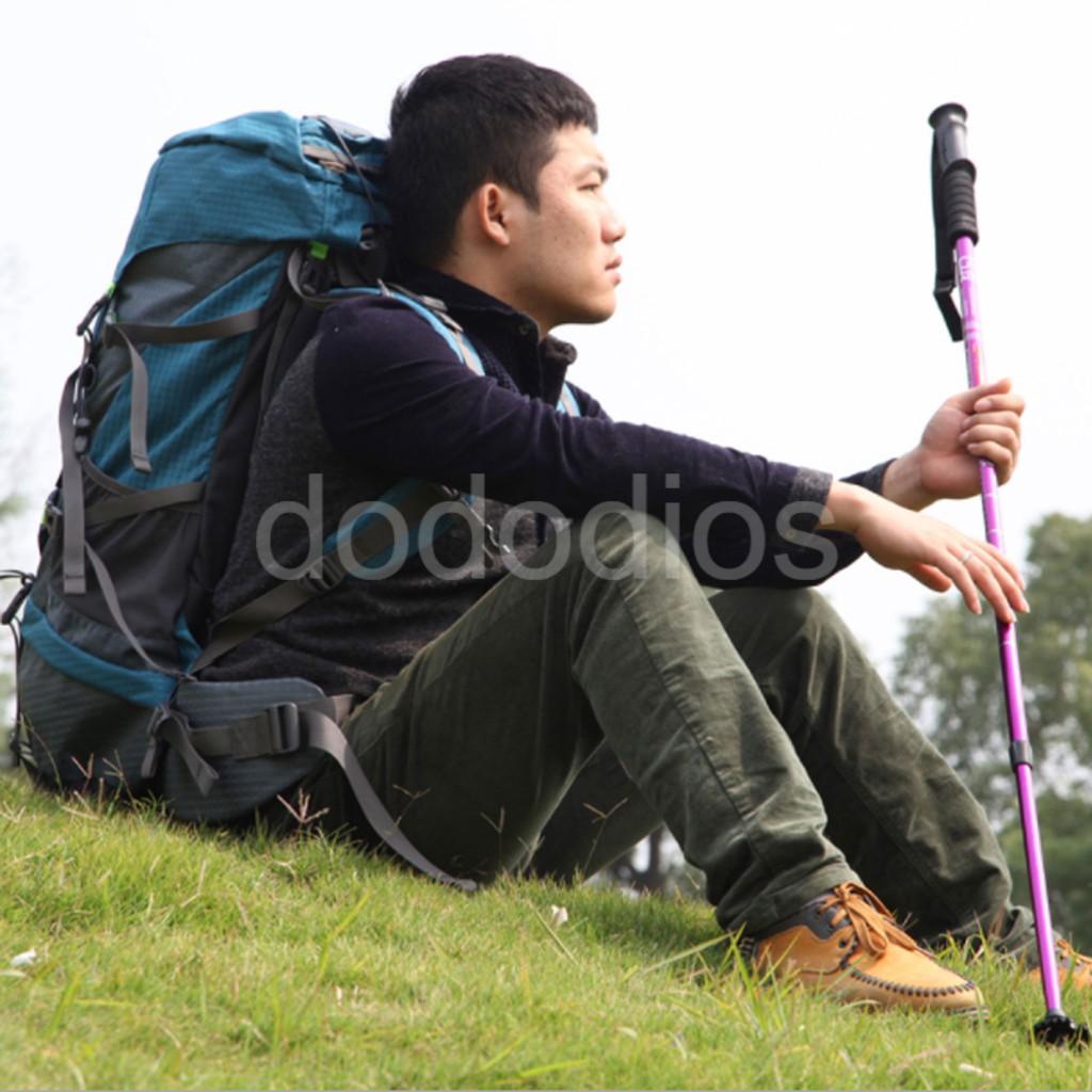 Gậy Leo Núi Dã Ngoại Gậy Trekking Có Thể Điều Chỉnh Độ Cao Làm Từ Hợp Kim Nhôm Chắc Chắn - Hãng dododios