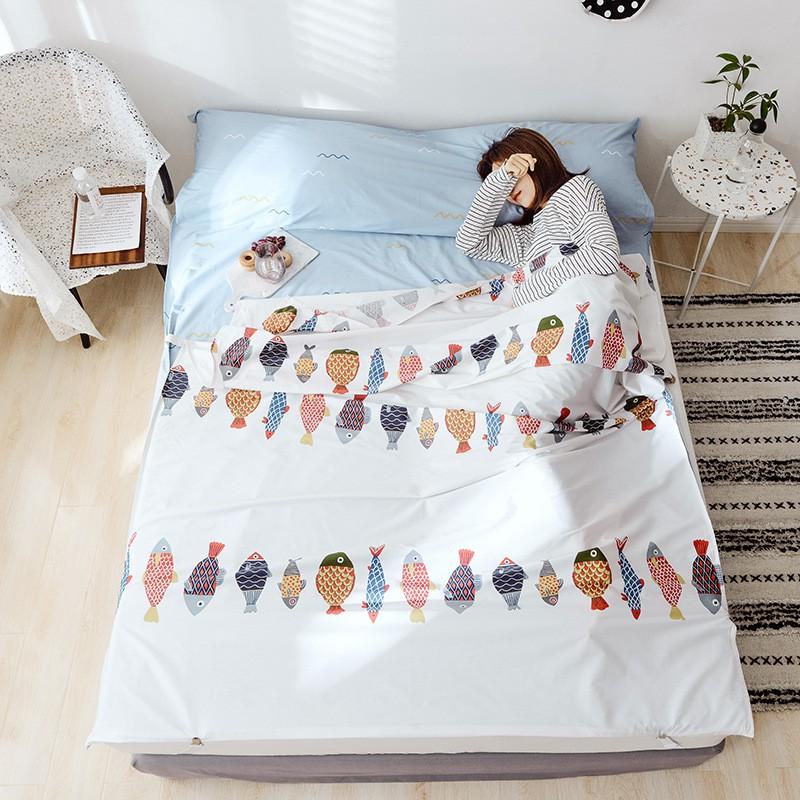 Bộ Chăn Ga Gối Cotton Poly Hàn Quốc đáng yêu - ga giường, bộ chăn ga 4,5 món đủ size miễn phí bo chun