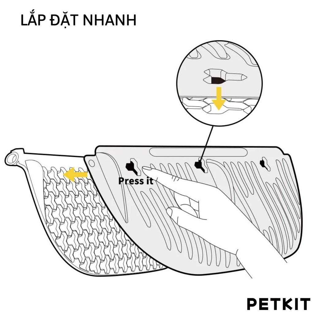 Tấm Chắn Xả Cát Cũ Máy Vệ Sinh Cho Mèo Petkit Pura Max- HeLiPet