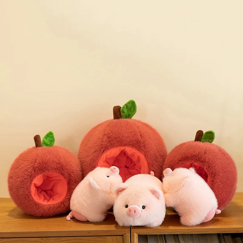 Thú nhồi bông heo trong quả cute - Size 20 đến 35cm - Quà tặng gấu bông xinh xắn êm mịn