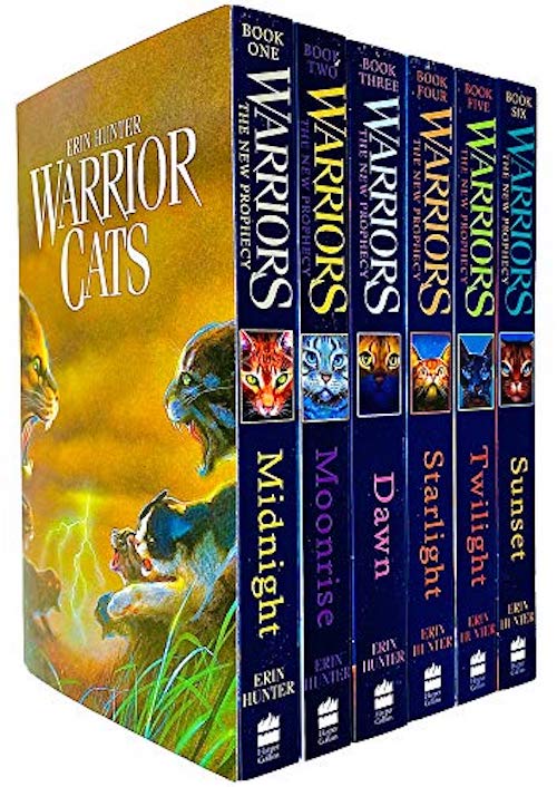 Truyện đọc thiếu niên tiếng Anh: Warrior Cats Series 2 - The New Prophecy 6 Books Collection (Sunset, Twilight, Starlight, Dawn, Moonrise, Midnight)