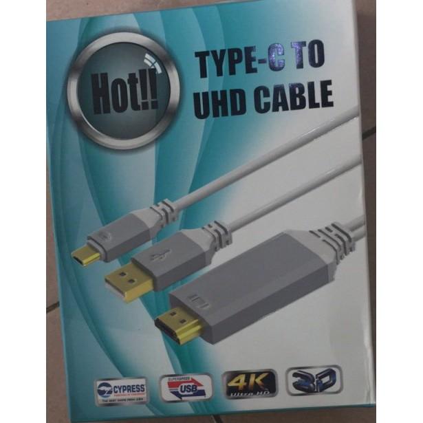 Cáp hdmi S8 cable Type C tới hdtv uhd newww