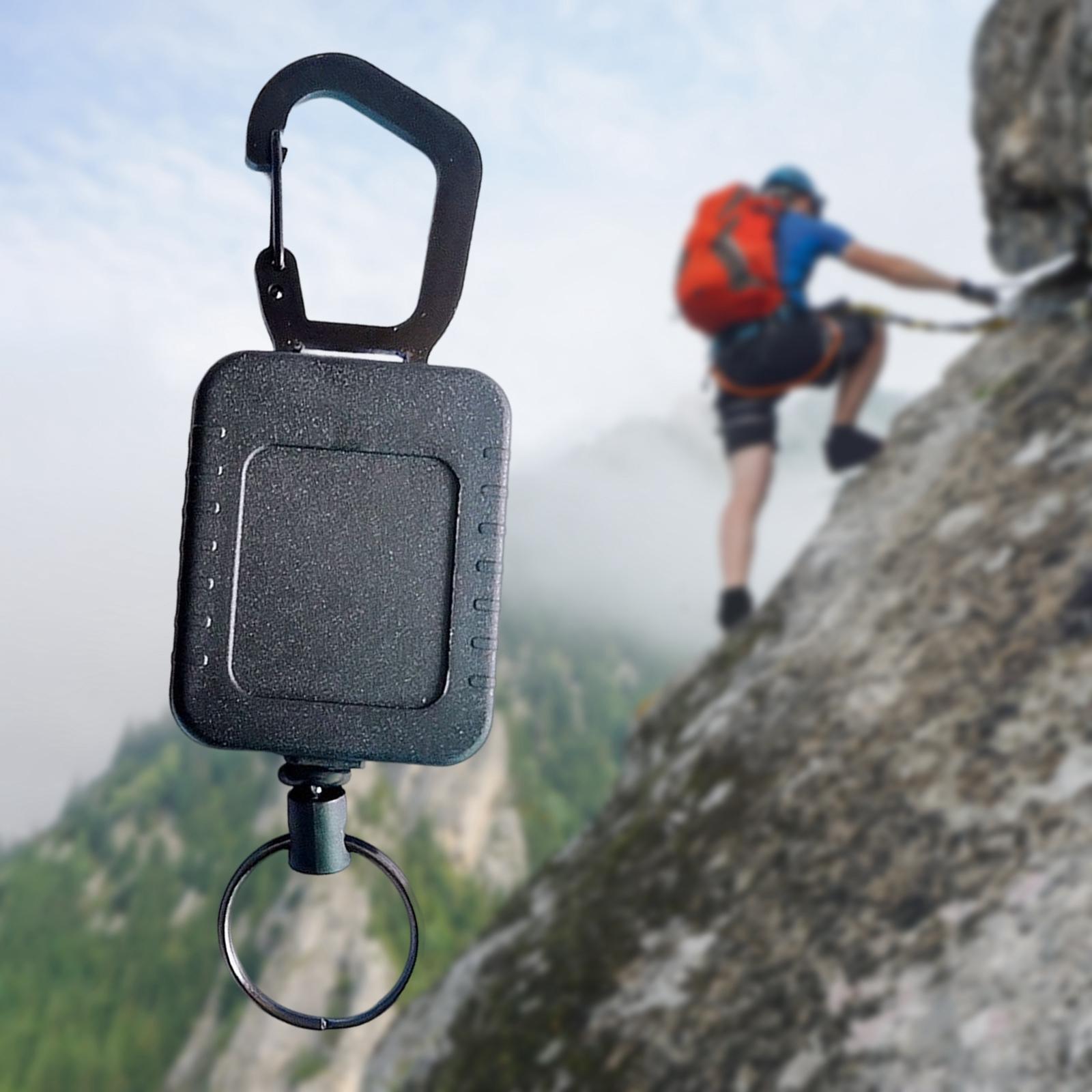 Retractable Key Chain Badge Holder Belt Card Heavy Duty Extendable