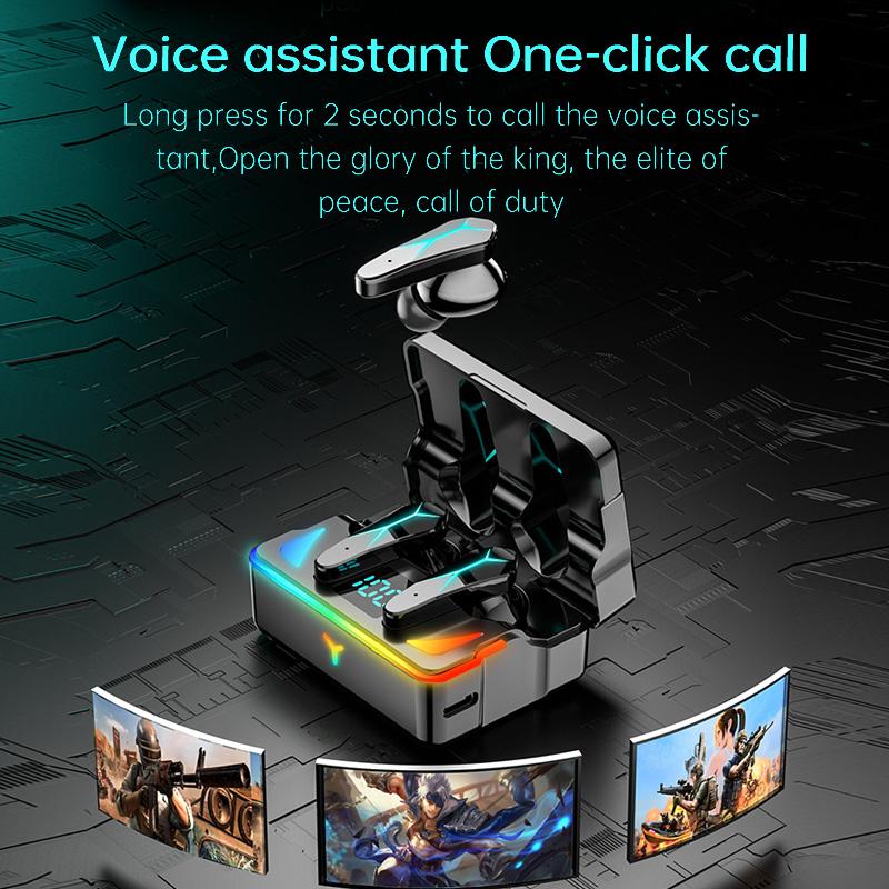 Smorss X7 TWS Tai Nghe Chơi Game Không Dây Bluetooth Tai Nghe HIFI Độ Trễ Thấp Tai Nghe Giảm Tiếng Ồn-Tai Tai Nghe Nhét Tai Có Mic