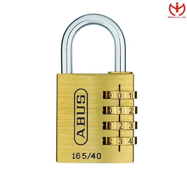 Ổ khóa số ABUS 165/40 thân đồng rộng 40mm mật mã 4 số - MSOFT