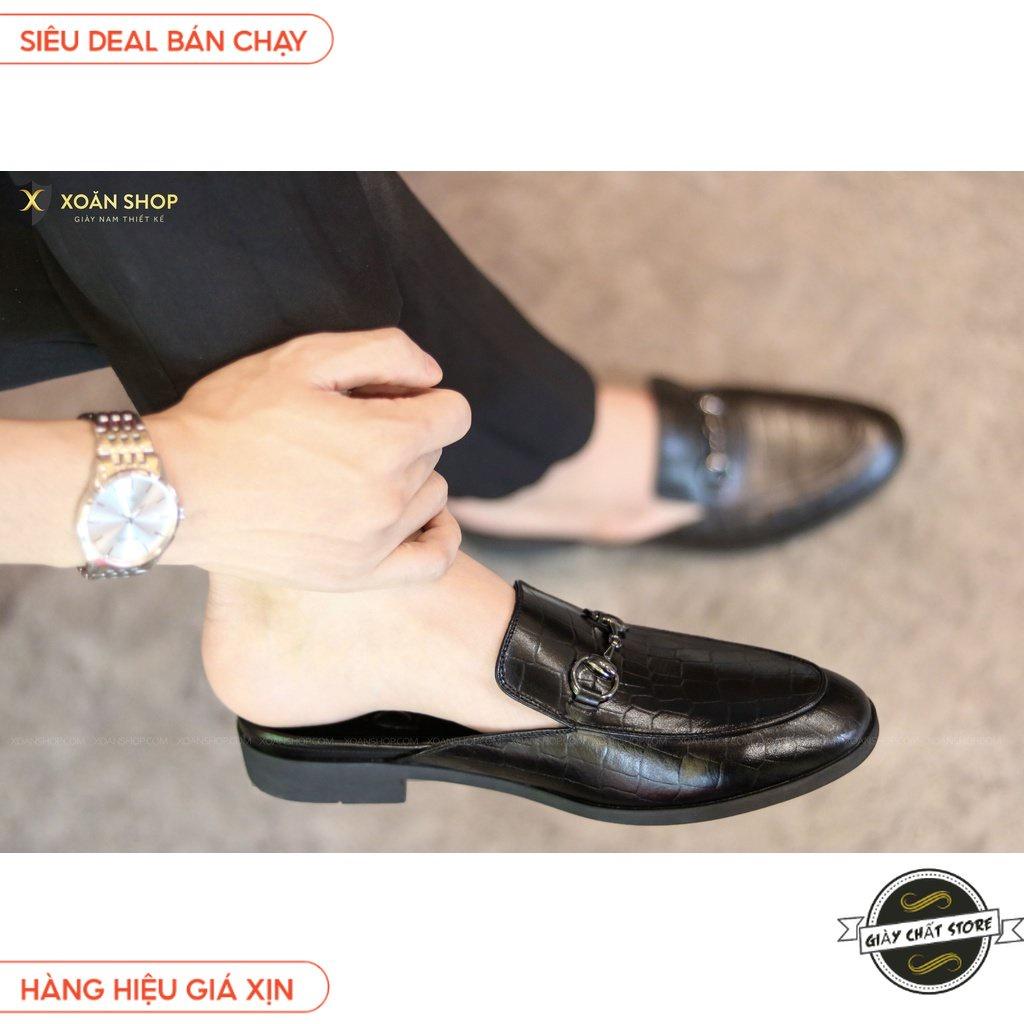 SỤC DA NAM DẬP VÂN CHẤT LIỆU DA Pu ĐẾ CAO SU B2