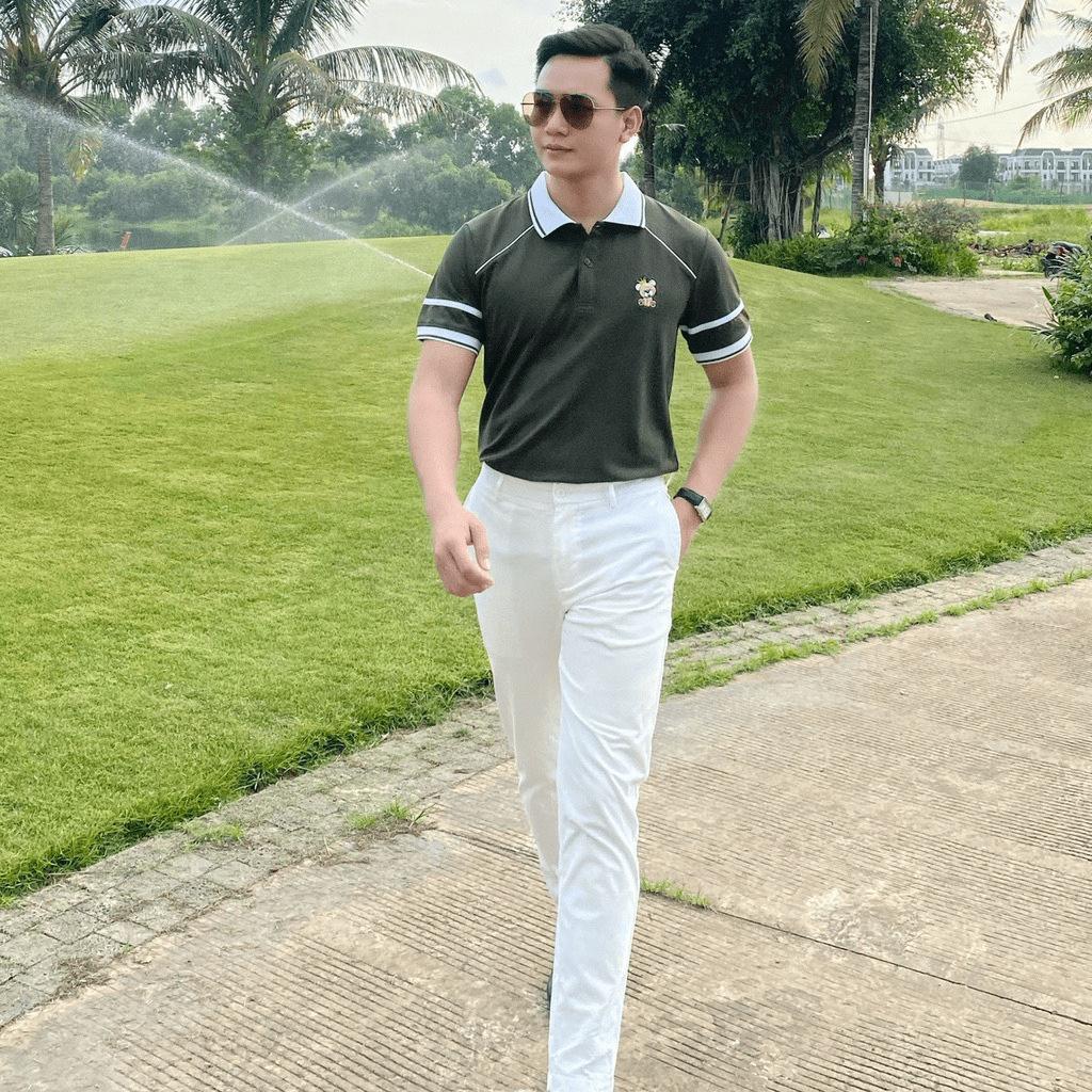 ÁO THUN POLO CHẤT VẢI MỊN MÁT CAO CẤP - THỜI TRANG NAM CAO CẤP , SIÊU HOT THỜI TRANG NAM ĐẲNG CẤP THỜI TRANG NAM 1