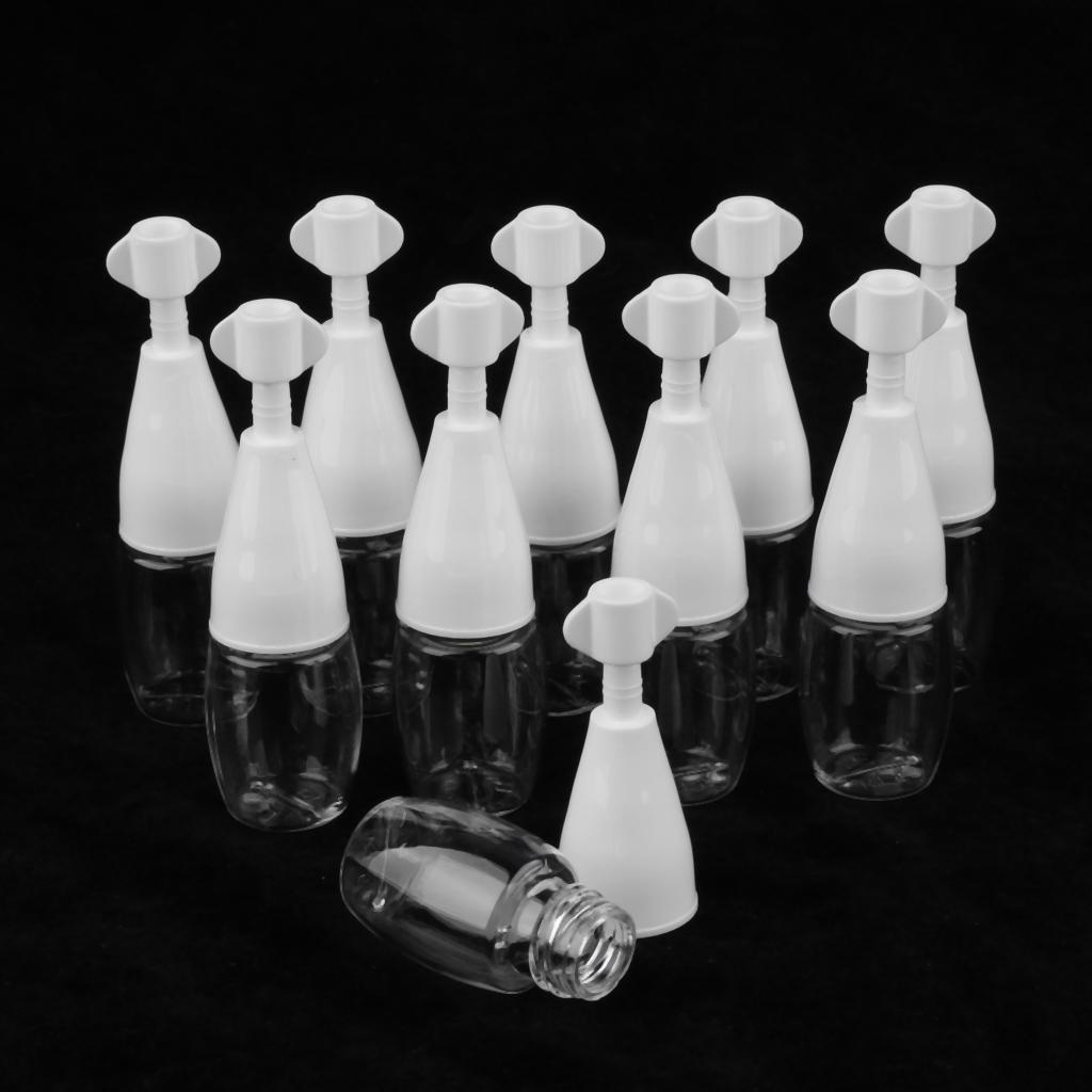 Pack of 10pcs, Mini Empty Refillable Dropping Bottles for Essential Oil Perfume Liquids