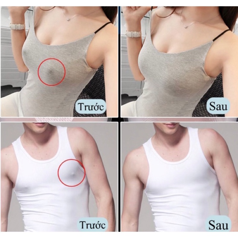Hộp 60 Miếng Dán Ngực Giấy Dùng 1 Lần Hình Hoa Siêu Bám Dính Thông Hơi Thoáng Mát 307