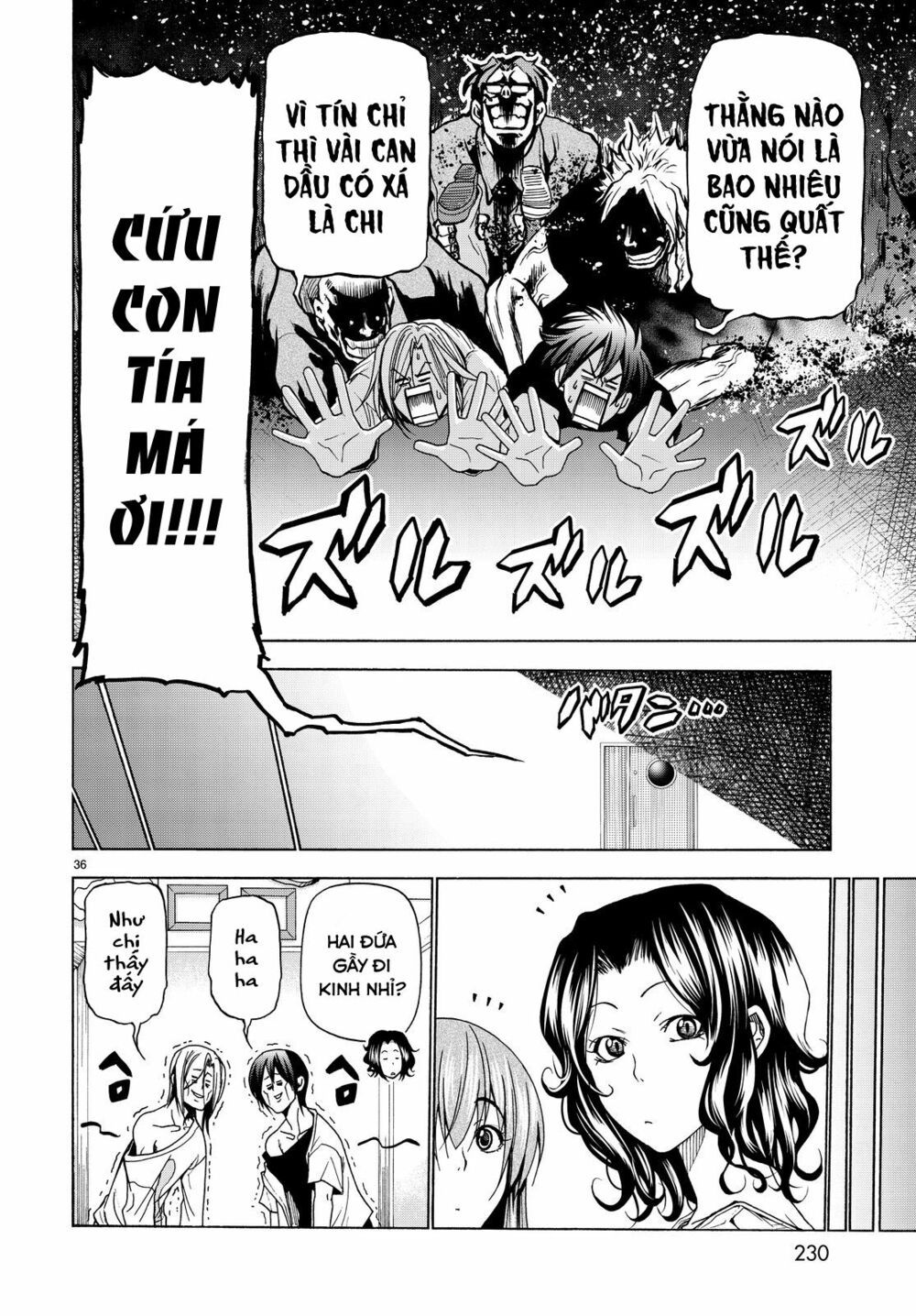 cô gái thích lặn - grand blue chapter 40 36